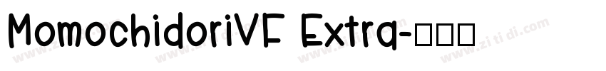 MomochidoriVF Extra字体转换